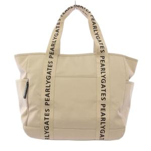 PEARLY GATES 2022年モデル ロッカーバッグ ベーシックロゴシリーズ ベージュ
