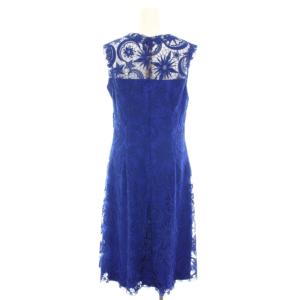 TADASHI SHOJI ムーンスターレースドレス 6 ブルー BJZ18555MJ