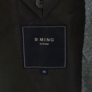 B:MING LIFE STORE by BEAMS テーラードジャケット シングル 2B 46 グレー 91-16-0208-803 /AN41