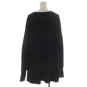 SLOBE IENA ウォッシャブルワイドシルエットカーディガン ニット 長袖 黒 23080912258030 /RR