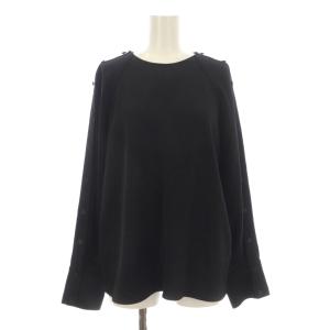 23AW ORCHARD SUB ENITI カットソー 長袖 クルーネック ボタンデザイン 38 黒