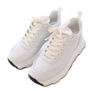 HERMES 24年製 インパルス シェーヌダンクル ローカットスニーカー 37 ホワイト