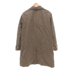 EMPORIO ARMANI ステンカラーコート ミドル ハーフ 40 ブラウン系 /UO