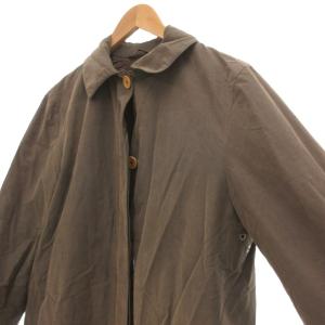 EMPORIO ARMANI ステンカラーコート ミドル ハーフ 40 ブラウン系 /UO