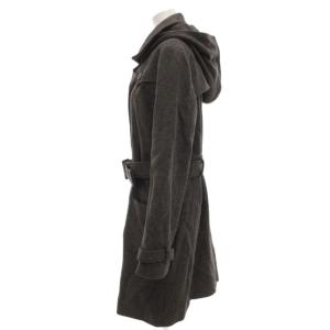 A.P.C. 美品 コート ウール フード ベルト付き M グレー /UO