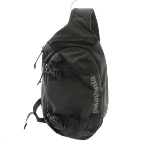 Atom Sling 8L アトム スリング ショルダーバッグ ボディバッグ ロゴ プリント 黒 ブラック
