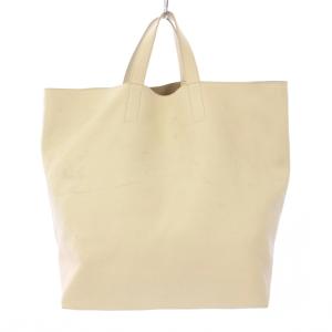 トートバッグ レザー A4 アイボリー /TK