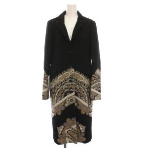 ウールコート 42 ブラック 142-17509-5202