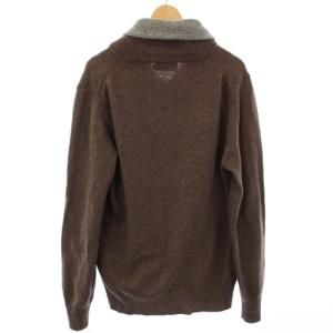 HACKETT ニット セーター ショールカラー 長袖 S ブラウン HM701375 /TK