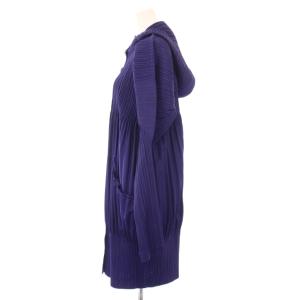 PLEATS PLEASE ISSEY MIYAKE イッセイミヤケ ロングコート 5 パープル
