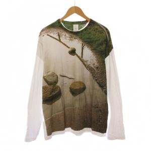 24AW PRINTED LONG T-SHIRT プリントロングTシャツ ロンT 長袖 クルーネック