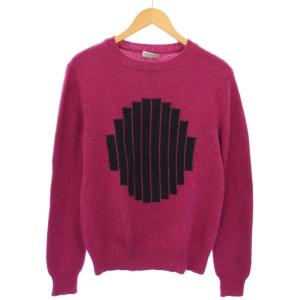 ニット プルオーバー M ピンク