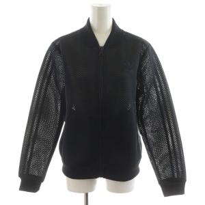 CLRDO TRACK TOP ブルゾン ジャケット ロゴ メッシュ L 黒 ブラック CV5798 /AN22