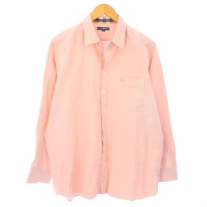 シャツ ホース 刺繍 長袖 LL ピンク A1M40-200-13 /TK