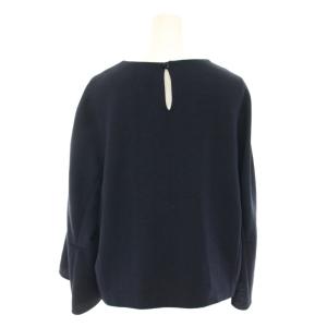 ADORE ドライアムンゼンブラウス シャツ 長袖 38 紺 ネイビー 531-8110216 /YT