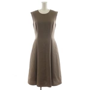 Grasse ワンピース シルク混 38 ブラウン 41355