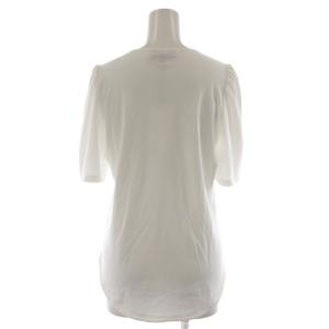 Theory タグ付き フェミニンスリーブコンパクトTシャツ カットソー 半袖 パフスリーブ S 白 01-1101002-000-902