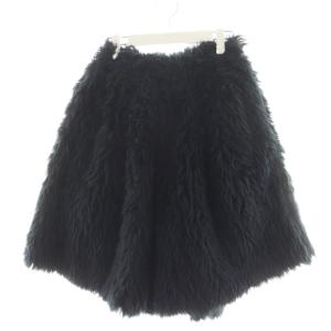 AD2023 23AW ショートパンツ フェイクファー XS ブラック