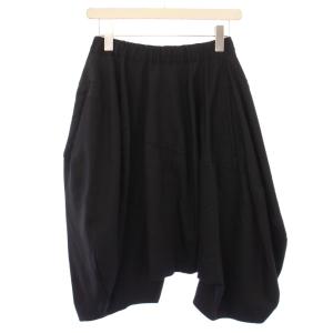 サルエルパンツ シルク XS ブラック