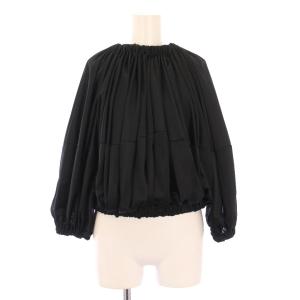 バルーンシャツ XS ブラック