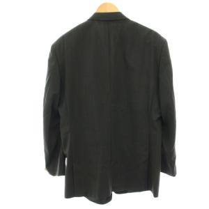 DURBAN スーツ テーラードジャケット シングル 3B スラックス パンツ ウール カットオフ 104BB7 ダークグレー