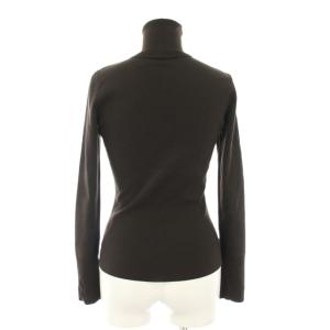 FOXEY ニット セーター タートルネック 38 ブラウン 24283