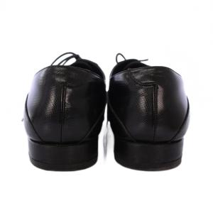 DOLCE&GABBANA ビジネスシューズ レースアップ レザー 6.5 黒 /BM