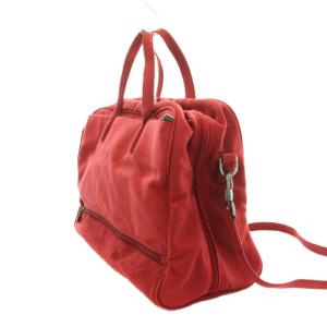 TUMI ショルダーバッグ ハンドバッグ ナイロン スエード 赤 レッド 43061RFN /KU