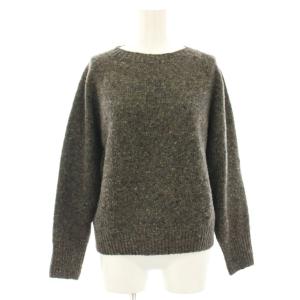 ドネガルウールラウンドネックニット セーター 長袖 2 グレージュ 578-8263007 /HN