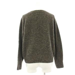 MARGARET HOWELL ドネガルウールラウンドネックニット セーター 長袖 2 グレージュ 578-8263007 /HN