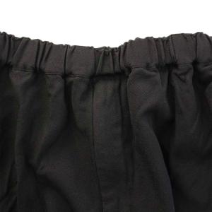BLACK COMME des GARCONS ワイドパンツ イージー ウエストゴム 無地 S 黒 ブラック /BB