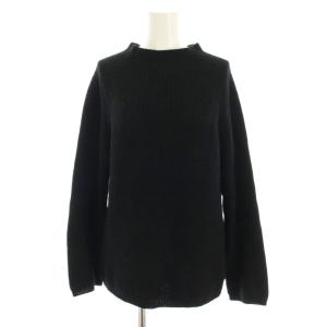 ライトウェイウールボトルネックニット セーター 長袖 2 黒 ブラック 578-7263015 /YT