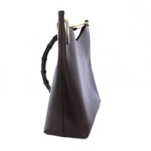 GUCCI バンブー トートバッグ ハンドバッグ レザー ブラウン 001-2113-1880 /KH OH D
