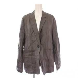 25SS ラミーシアーライトジャケット テーラード アウター シングル 薄手 36 グレー 25010240502020