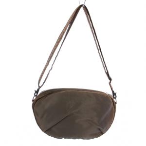 PORTER 吉田カバン タンカー TANKER ハーフムーン シルバーグレー ショルダーバッグ ナイロン カーキ /BM