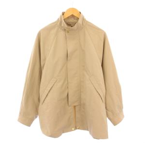 NEW ELGIN エルガン スタンドカラージャケット ブルゾン アウター ショート丈 34 ベージュ