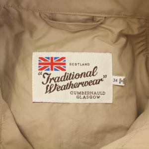 Traditional Weatherwear NEW ELGIN エルガン スタンドカラージャケット ブルゾン アウター ショート丈 34 ベージュ