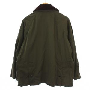 Barbour BEDALE ピーチスキン ジャケット ジップアップ 34 カーキ 241MCA0933