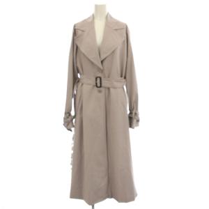 バックレース トレンチコート 0191720480 ロング コート F グレージュ /G