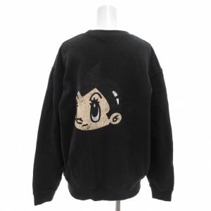 JOURNAL STANDARD relume 鉄腕アトム 別注 プリントスウェット トレーナー 長袖 クルーネック 裏毛 M 黒 ブラック 24070464900030
