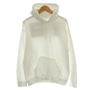 エヌハリ パーカー 裏起毛 プルオーバー 36 白 ホワイト /G