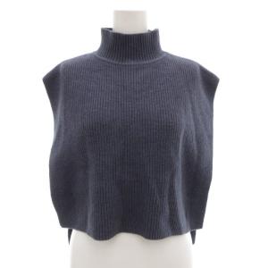 21AW 畦ニットベスト F 青 ブルー SWNT214116 /AE