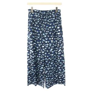 23SS プチ フルール Petites fleursドロストイージーパンツ ワイドパンツ 総柄 38
