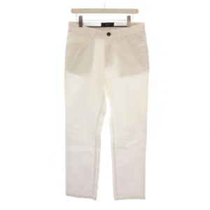 ロングパンツ ジップフライ イタリア製 32 白 /BM