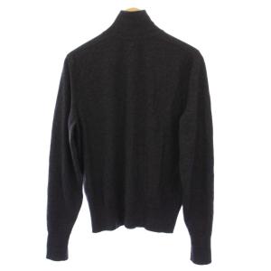 TOM FORD ニット セーター ハーフジップ カシミヤ 薄手 48 グレー