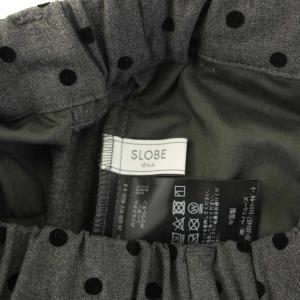 SLOBE IENA 24AW CIRCULATE WARM pants サーキュレートウォームパンツ イージー ドットフロッキープリント