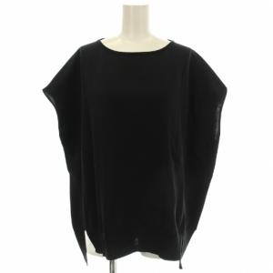 22SS ニット ノースリーブ カットソー F 黒 ブラック 22-080-900-7122 /G