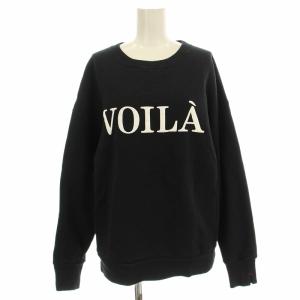 22AW VOILA スウェット 22-070-900-5110 トレーナー 長袖 F 黒 ブラック /G