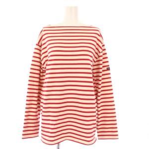 バスクシャツ カットソー 長袖 ボーダー M 赤 白 /KH