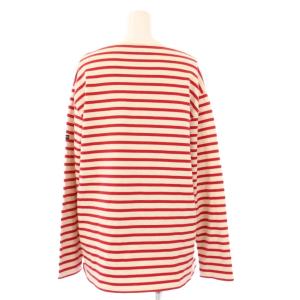 SAINT JAMES バスクシャツ カットソー 長袖 ボーダー M 赤 白 /KH